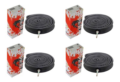 4 Chambres à Air Vélo Duro 27 X 1-1/8 1.1/4 - Valve Presta 33 Mm - Anti-crevaison
