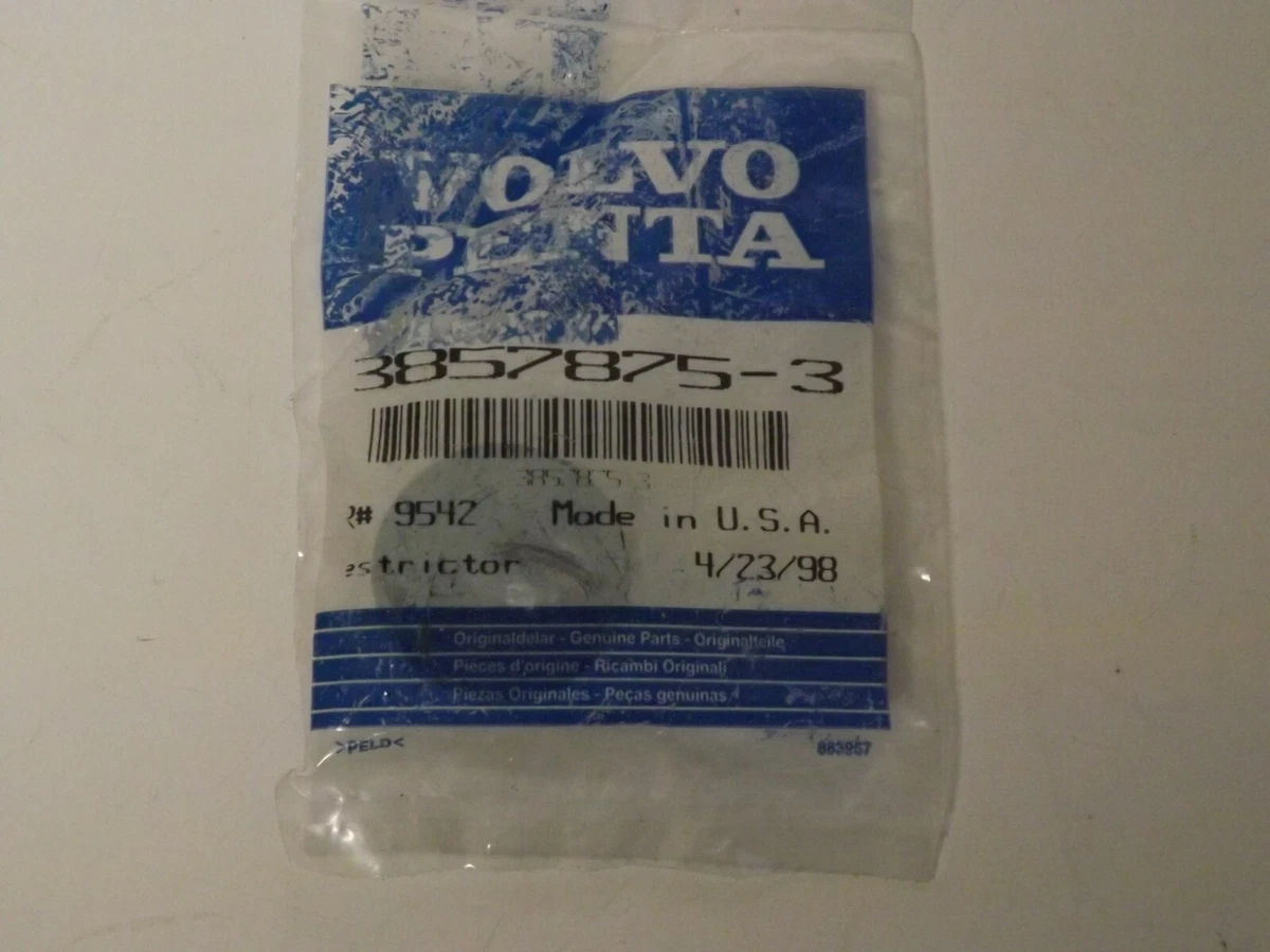 Volvo Penta / OMC restrictor fitting / bushing 3857875 OEM | eBay 