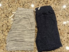 The Children's Place Boys French Terry Shorts 2-Pack Blue Grey size Youth S 5/6