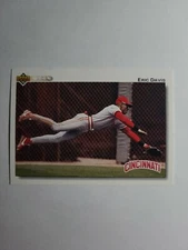 ERIC DAVIS 1992 UPPER DECK BASEBALL CARD # 125 D7282