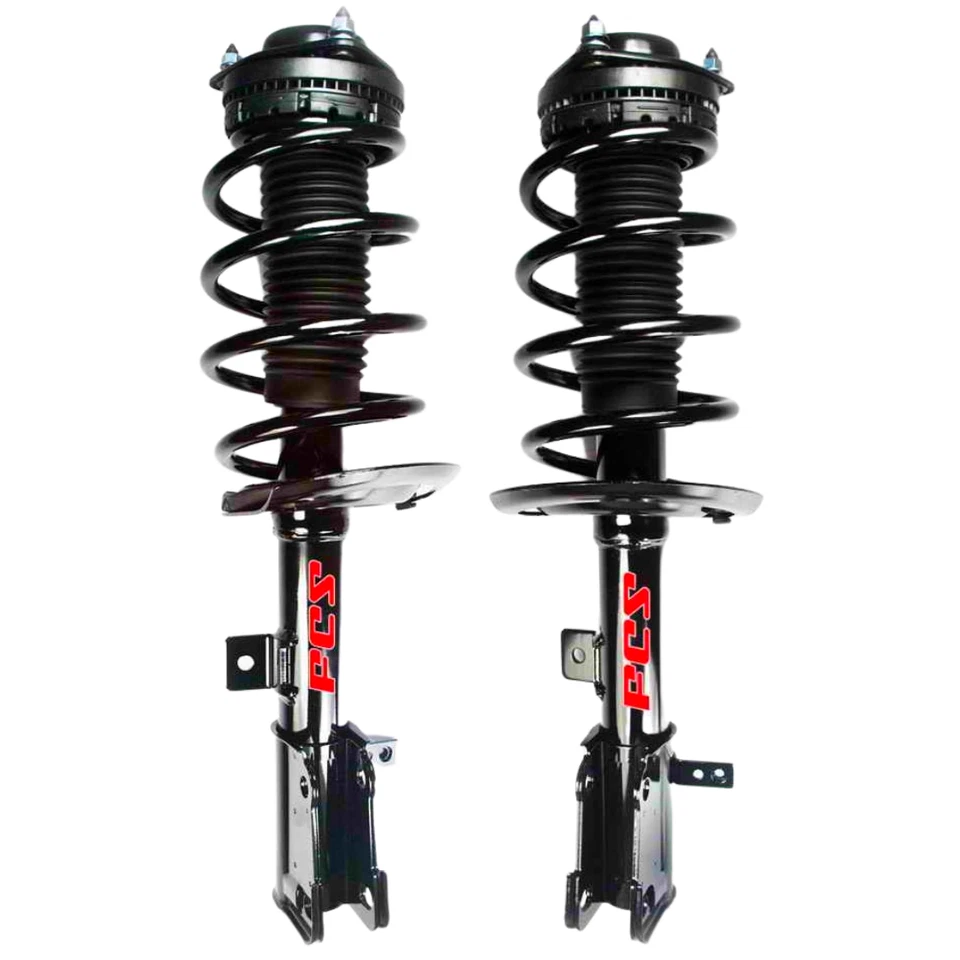 Juego de 2 muelles helicoidales y puntales delanteros 2 piezas FCS para Dodge Avenger 2008-2014 tracción delantera Foto 2 de 2