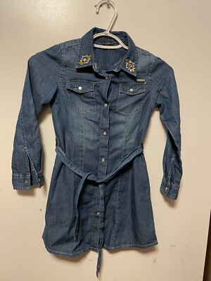 white christmas dresses Shirt denim dress