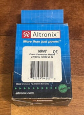 Altronix VR4T Voltage Regulator, Converts 24VDC to 12VDC  3A, Terminal NEW