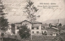 SELVINO Valle Seriana Hotel Aquila rear side Bergamo RARE postcard