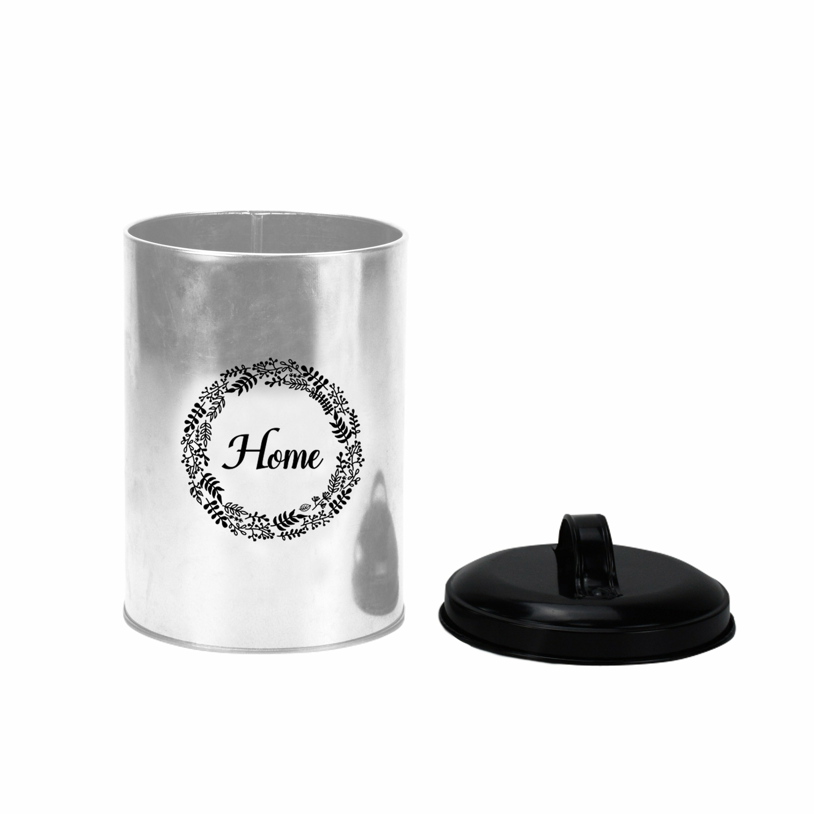 Gathery Galvanized Metal Storage Containers with Lids for Food, Kitchen