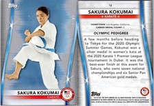 Sakura Kokumai #12 Silver 2020 Topps US Olympics & Paralympics Karate