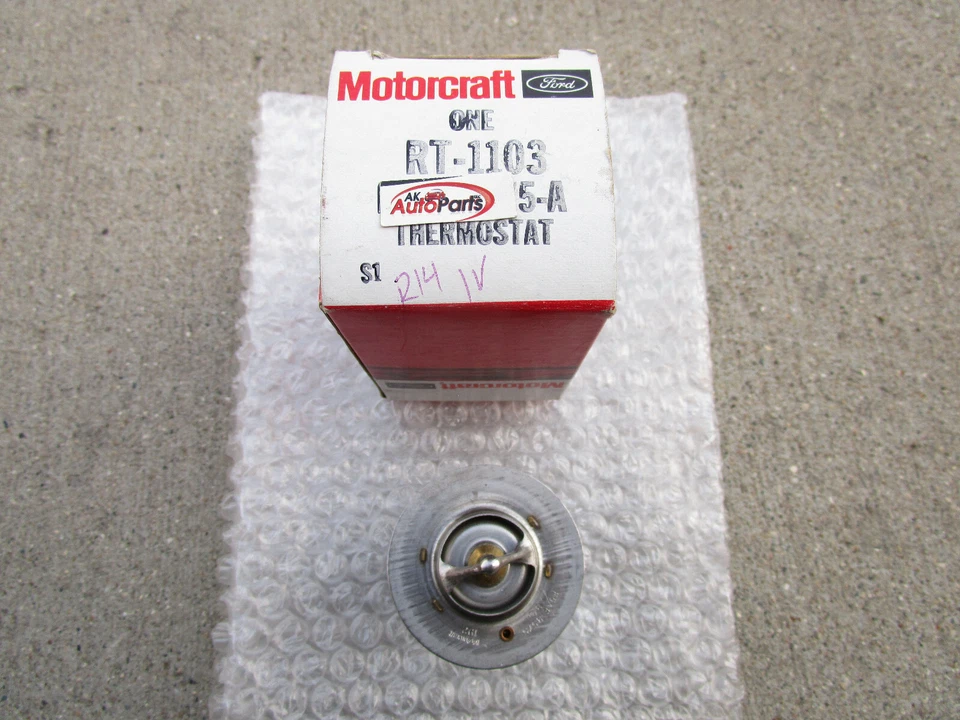 TERMOSTATO REFRIGERANTE MOTOR FORD LINCOLN MERCURY F5AZ-8575-A MOTORCRAFT RT1103 NUEVO Foto 3 de 4