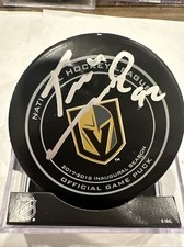 Tomas Nosek Signed Las Vegas Golden knights Official Game Puck
