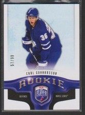 2008-09 2010 BE A PLAYER ROOKIE XRC #RR-331 CARL GUNNARSSON MAPLE LEAFS SP #/99
