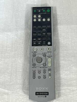 Original Sony RM-PP760 Home Theater AV System Remote Control