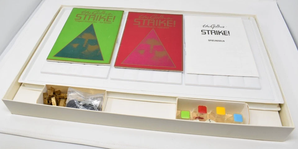 Matchbox Brettspiele Gesellschaftsspiele Uri Gellers Strike! Retro 80er. OVP - Bild 4 von 4