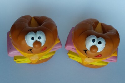 Burger King Croissant Sandwich on Wheels 1989 Two Pieces