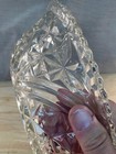 Glass Bowls Daisy or Flower Cut Pattern Basket Style Lovely Set Vintage Pair — photo 8