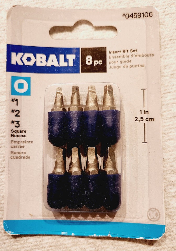KOBALT Drill Driver Bits Phillips Allen Square Torx Slotted Mix and ...