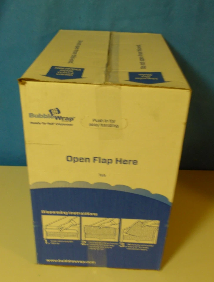 175 Ft Sealed Air Bubble Wrap® Roll 3/16" 12" Wide Perforated Every 12" - Image 3 of 4