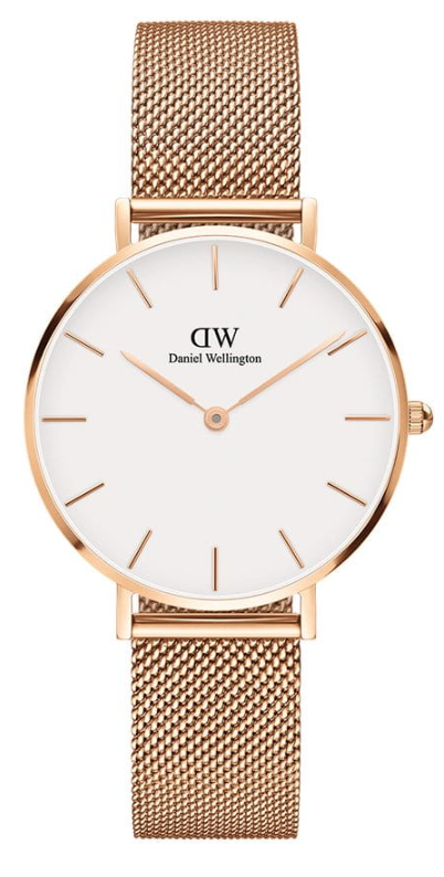 Daniel Wellington 32mm Cassa di Acciaio, Cinturino di Acciaio