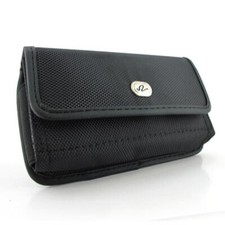 Horizontal Heavy Duty Rugged w/ Belt Loop Clip Case Pouch 4.5 x 2.32 x .37 inch