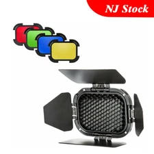 Godox BD-07 Barn Door Honeycomb Grid Color Gel For AD200 A200Pro Flash