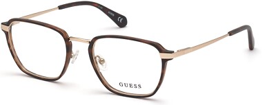Guess GU50041 052 Brown Tortoise Plastic Eyeglasses Optical Frame 52-21-145 GU