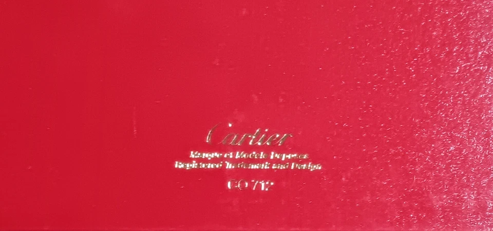 Cartier Glasses/Sunglasses Case W/Cloth & Brocher New CO712  #B - Image 4 of 4