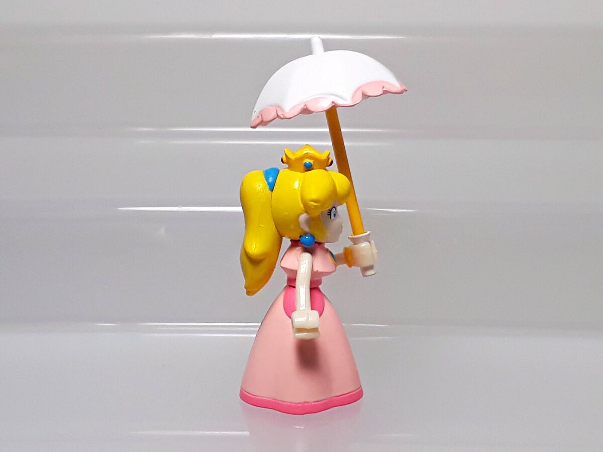 Super Mario Movie 5 inch Princess Peach Action Figure with Umbrella  Accessory