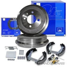 ATE BREMSTROMMELN +BREMSBACKENSATZ HINTEN FÜR SEAT MII SKODA CITIGO VW UP