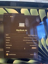 Apple MacBook Air 13.3" (128GB SSD, Intel Core i5 8th Gen., 3.60 GHz, 8GB) 2018