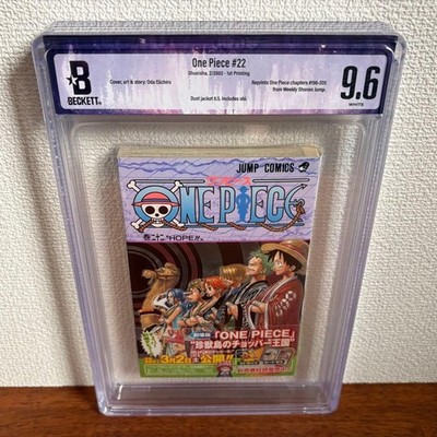 ONE PIECE Vol. 22 First Edition BGS 9.6 Japanese Manga Comic 1st Printing Graded