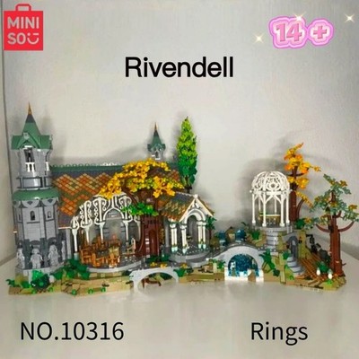 Der Herr der Ringe: Rivendell (10316) Bausteine 6167 Teile mit 15 Figuren
