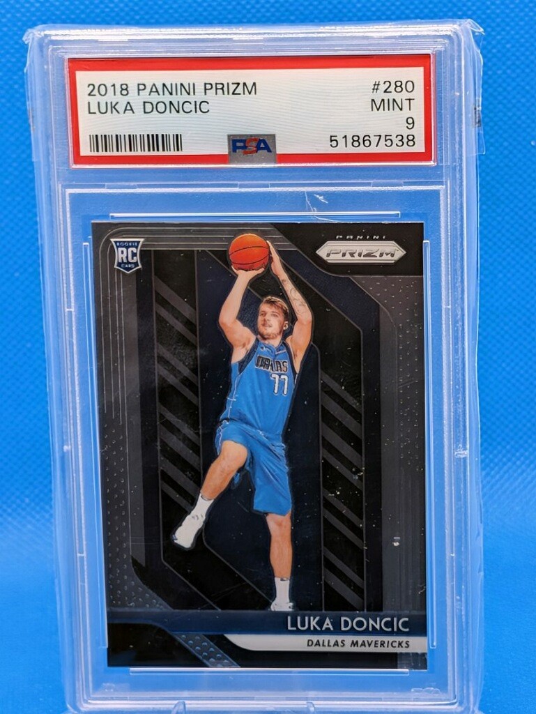2019-20 Panini Prizm Rookie Luka Doncic #280 PSA 9! Mint view 1