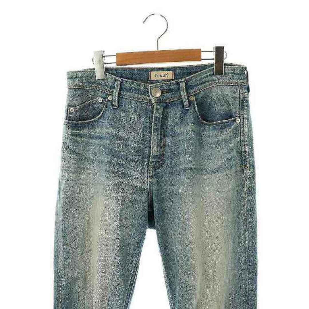 YANUK ANNETTE STRAIGHT DENIM PANTS JEANS ZIPPER FLY 26