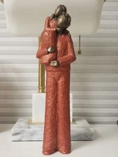 Genesis Fine Arts Heredities Red Bronze Father & Daughter Sculpture 10", Ireland