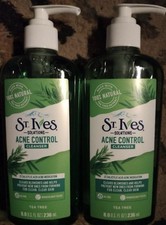 2 pack St. Ives Solutions Acne Control Cleanser Tea Tree 8 fl oz Discontinued ￼