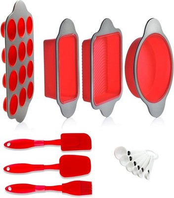 Boxiki Kitchen 13-piece Non-stick Silicone Baking Set