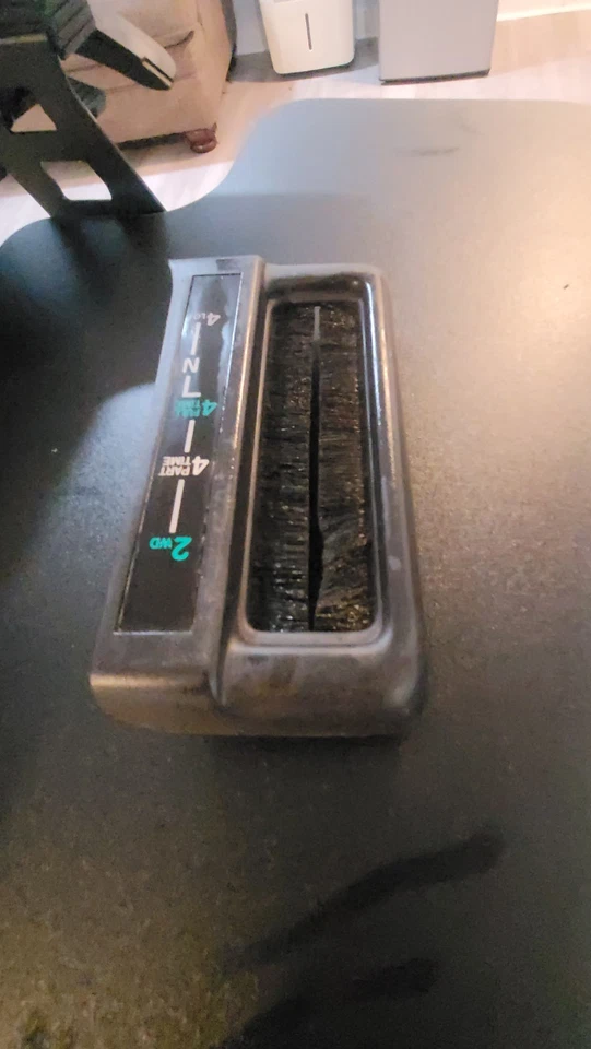 Jeep Cherokee XJ 242 97-01 Select Trac caja de transferencia 4x4 indicador de palanca de cambios Foto 3 de 4