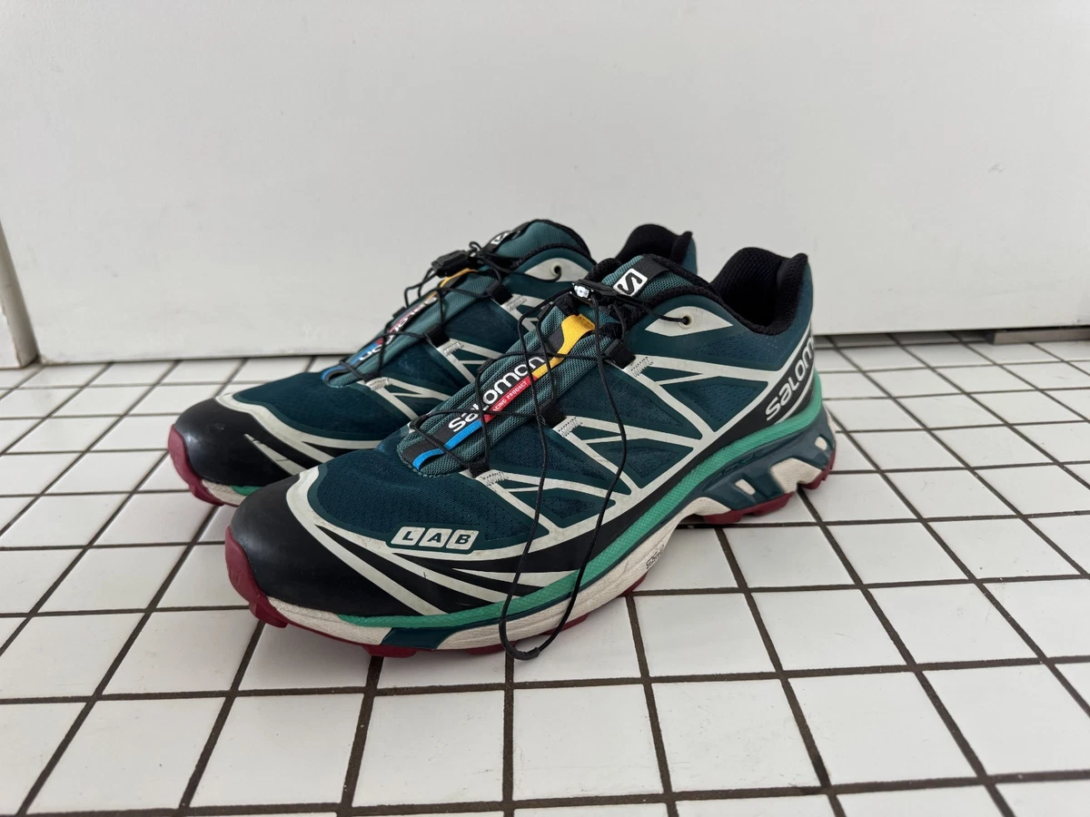 Salomon XT-6 Deep Teal Biking Red for sale | eBay