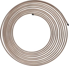 4LIFETIMELINES 3/16" x 25' 4.76 mm Copper Steel Flexible Brake Line Replacemen