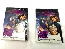 1991 Joe Camel Cigarettes THE HARD PACK "2" Sealed Decks of Playing Cards