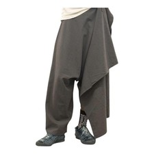 Yohji Yamamoto 1988 Wrap Skirt Wide Pants Gray Vintage Model S Japan