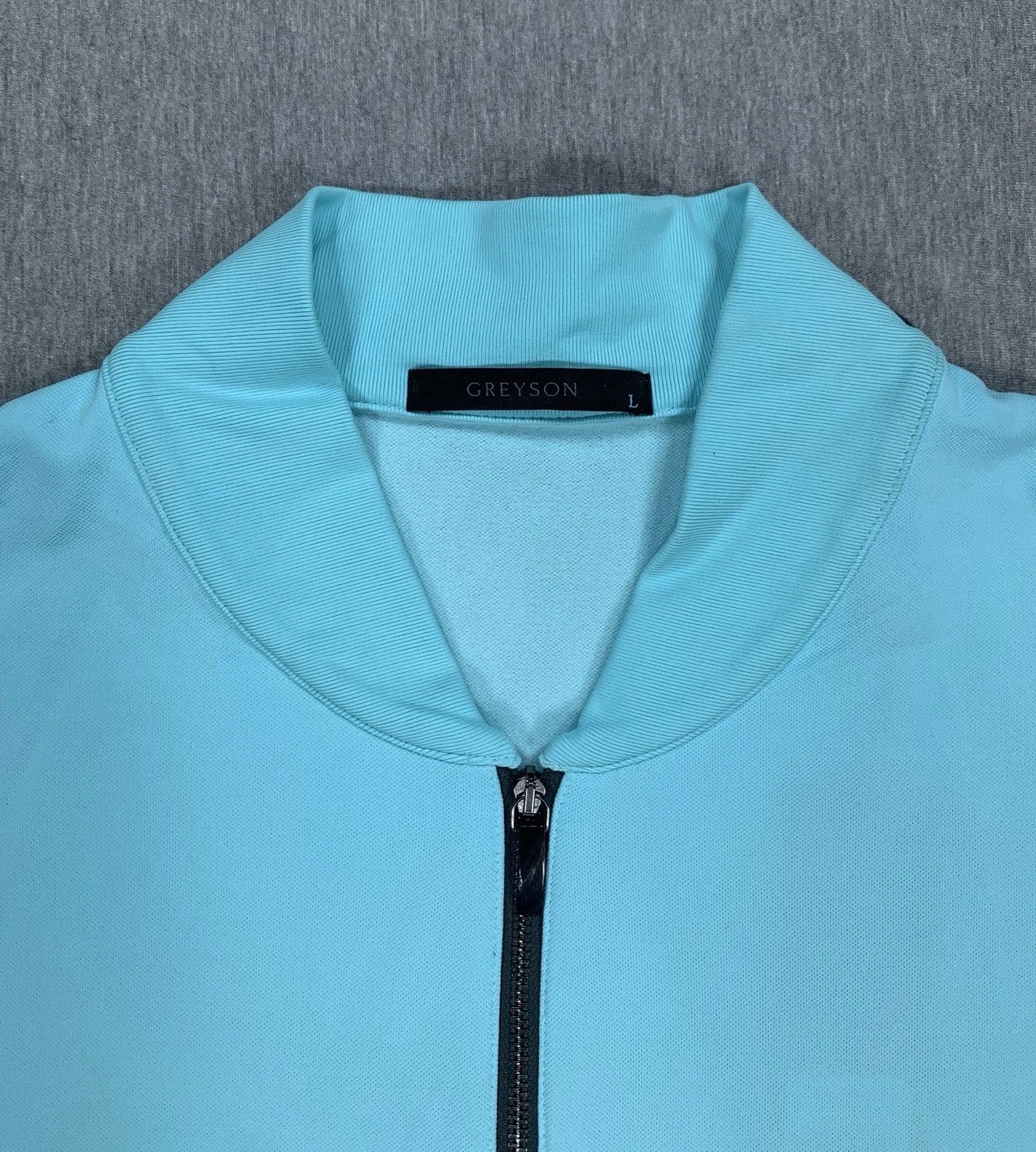 Greyson Golf Siasconset Full Zip Jacket Mint Aqua Skystone Men’s L MSP23K98-438 image 2