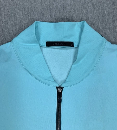 Greyson Golf Siasconset Full Zip Jacket Mint Aqua Skystone Men’s L MSP23K98-438 image 2