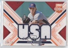 2019 Elite Extra Edition USA National Team Materials Orange John Doxakis s3g