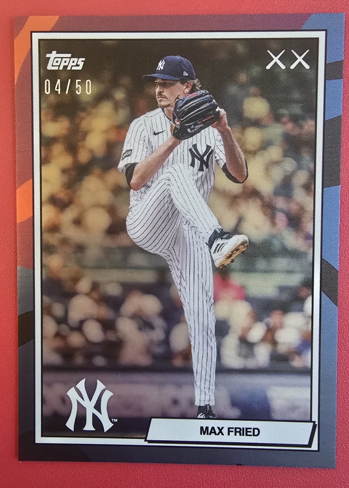 Max Fried 2026 Topps KAWS X MLB Baseball /50 Gold #59 New York Yankees