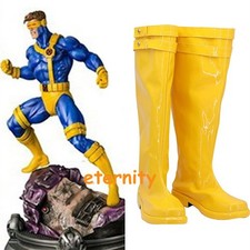 X-Men Scott Summers Shoes Cosplay Women Long Boots Handmade Costume