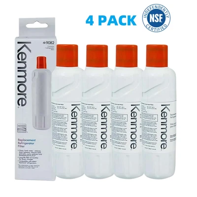 4 Pack Kenmore 9082 Replacement Refrigerator Water Filter for 469082 9903