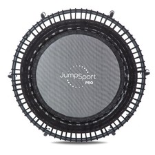 JumpSport 550f PRO Indoor Lightweight 44 Inch Folding Fitness Trampoline, Black