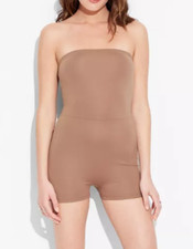 NEW Wild Fable Women's Tube ButterBliss Romper Dark Taupe Size Medium