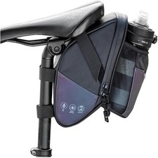 Bike Saddle Bags with Water Bottle Pouch Waterproof Bike Bags Under Seat Pack...