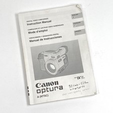Canon Otura Video Camera Owners Manual