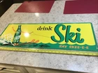 Vintage Advertising Tin Sign Drink Ski  Ski Soda